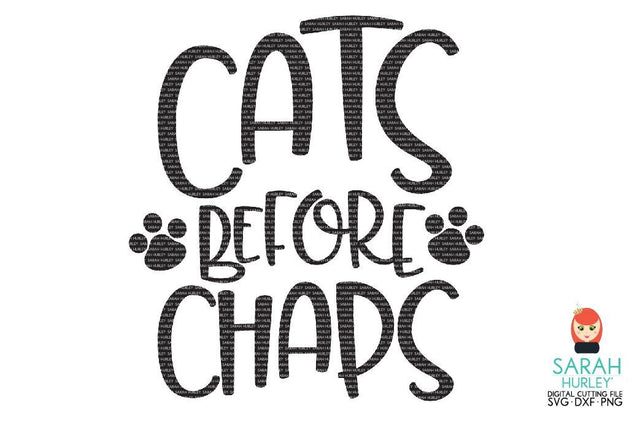 Cats Before Chaps SVG Sarah Hurley 