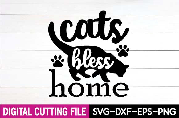 cats bless home SVG designer krishna 