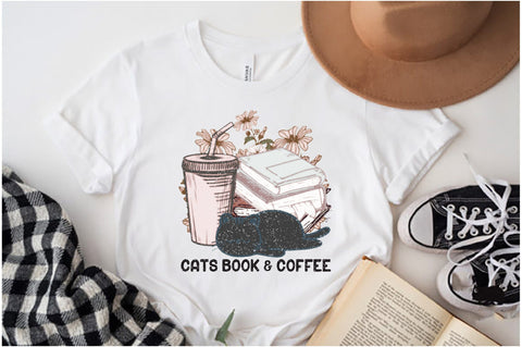 Cats Book & Coffee Sublimation Sublimation Jagonath Roy 