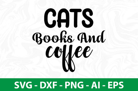 cats books & coffee SVG SVG nirmal108roy 