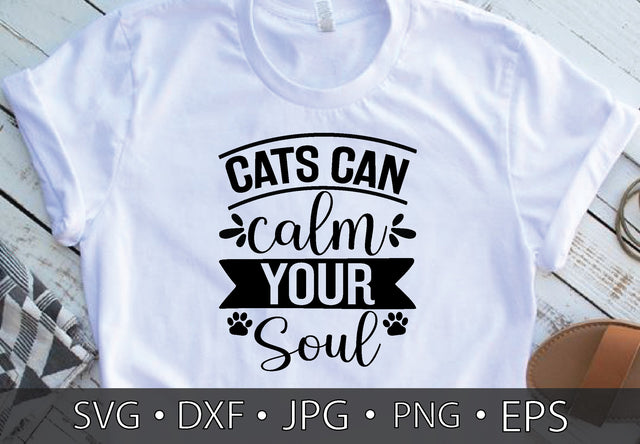 cats can calm your soul SVG md faruk hossain 