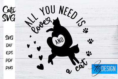 Cats SVG | Funny Cat Sayings SVG | Cat Quotes Design SVG Fly Design 