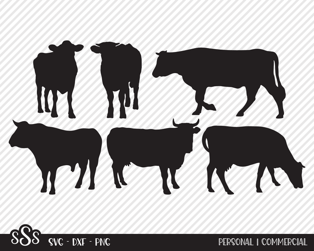 Cattle Bundle | Country SVG SVG Texas Southern Cuts 