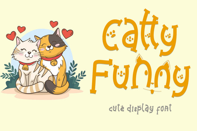 Catty Funny Font Prasetya Letter 