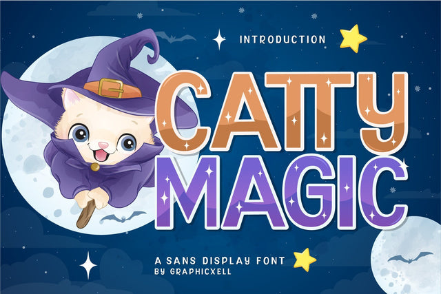 CATTY MAGIC Font Graphicxell 