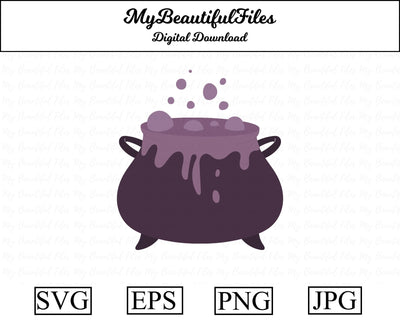 Cauldron - Halloween SVG MyBeautifulFiles 