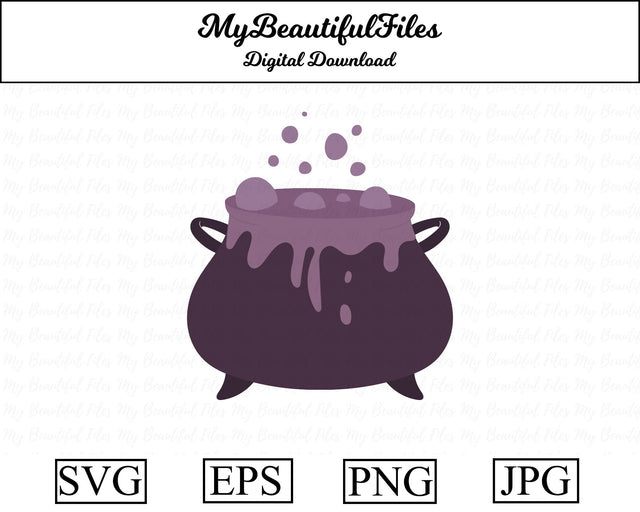 Cauldron - Halloween SVG MyBeautifulFiles 