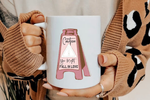 Caution You Might Fall in Love Sublimation Sublimation Jagonath Roy 