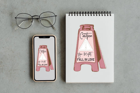 Caution You Might Fall in Love Sublimation Sublimation Jagonath Roy 