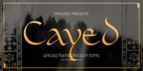 Cayed Font Allouse.Studio 