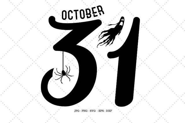 Cctober 31 Svg, Halloween SVG, Halloween Party SVG, Spider SVG, Halloween Clip Art, Halloween T Shirt SVG SVG Digital Designer 
