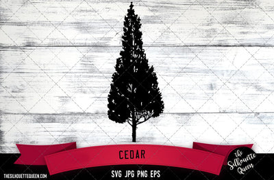Cedar 2 SVG -Vector Art Commercial & Personal Use- Cricut,Silhouette,Cameo,Vinyl Cut SVG Loveleen Kaur 