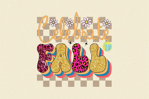 Celebrate Fall Sublimation SVGArt 