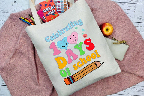 Celebrating 100 Days Of School Sublimation Sublimation Rupkotha 