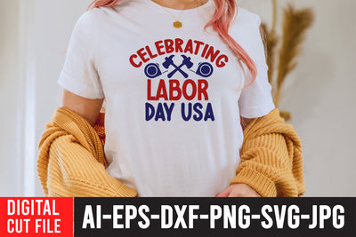 Celebrating Labor Day USA SVG Design SVG BlackCatsMedia 