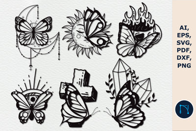 Celestial butterfly SVG bundle SVG MD JOYNAL ABDIN 