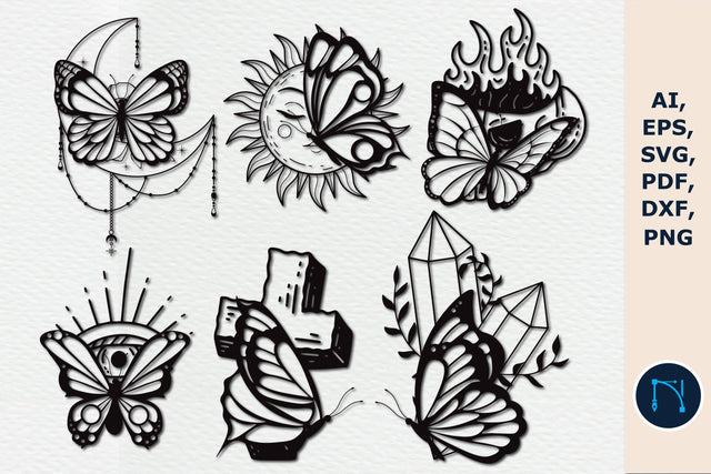 Celestial butterfly SVG bundle SVG MD JOYNAL ABDIN 