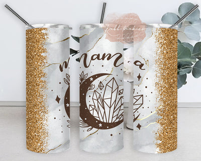 Celestial Mama 20oz Tumbler Template, Boho Celestial Mama Tumbler Png, Gold Glitter Tumbler Wrap, Celestial Crystals Moon Tumbler Design, Mother's Day Gift, Digital Download Sublimation Rabbitmakies 