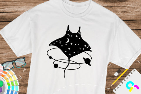 Celestial Manta ray svg, Sea creature svg SVG Artinrhythm shop 