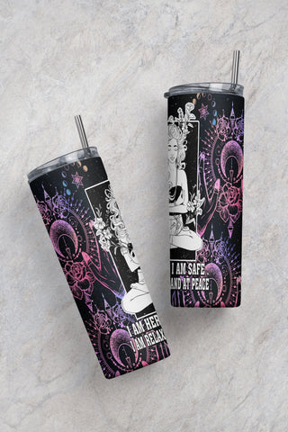 Celestial Positive Affirmations Tumbler Design Sublimation Designs Downloads - Skinny 20oz - PNG 2022 Sublimation CaldwellArt 