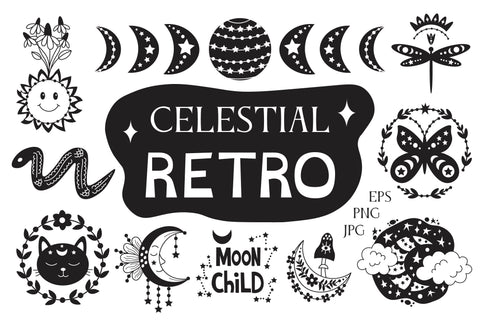 Celestial Retro Sublimation Bundle Sublimation Rin Green 