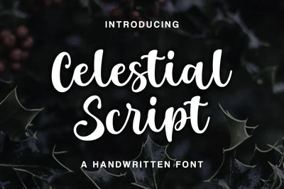 Celestial Script Font gatype 