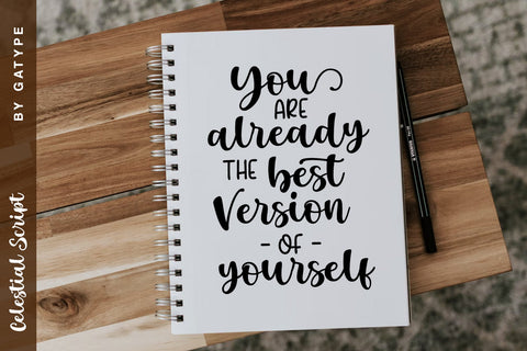 Celestial Script Font gatype 