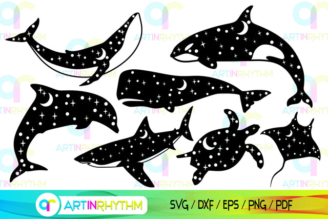 Celestial sea creature svg bundle SVG Artinrhythm shop 