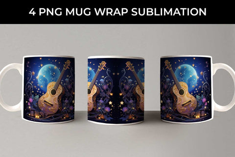 Celestial Serenade - Boho Mug Wrap Sublimation Bundle Sublimation Sintegra 