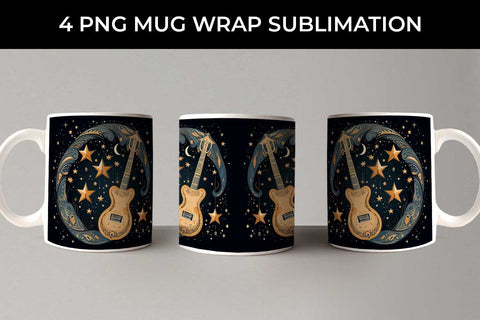 Celestial Serenade - Boho Mug Wrap Sublimation Bundle Sublimation Sintegra 