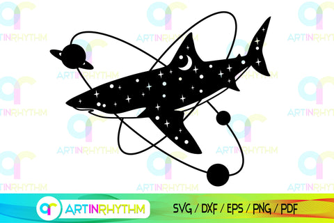 Celestial shark svg, Sea creature SVG Artinrhythm shop 