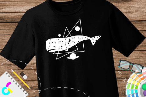 Celestial sperm whale svg, Sea creature SVG Artinrhythm shop 