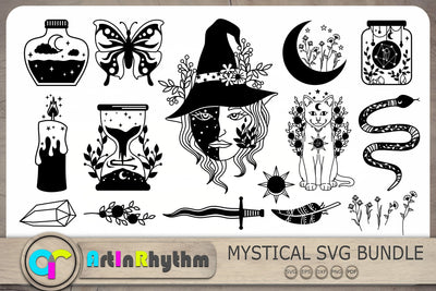 Celestial Svg Bundle, Celestial Svg, Magical Svg, Witch Svg SVG Artinrhythm shop 