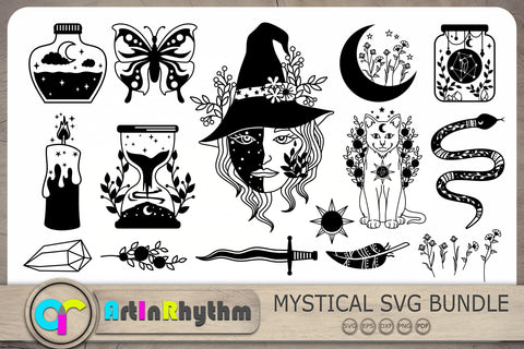 Celestial Svg Bundle, Celestial Svg, Magical Svg, Witch Svg SVG Artinrhythm shop 