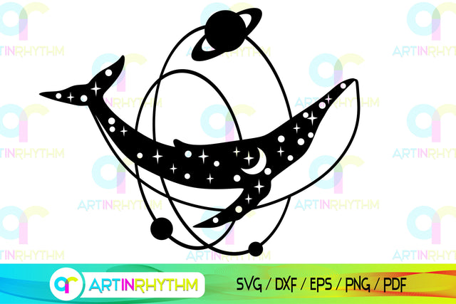 Celestial whale svg, Sea creature svg SVG Artinrhythm shop 