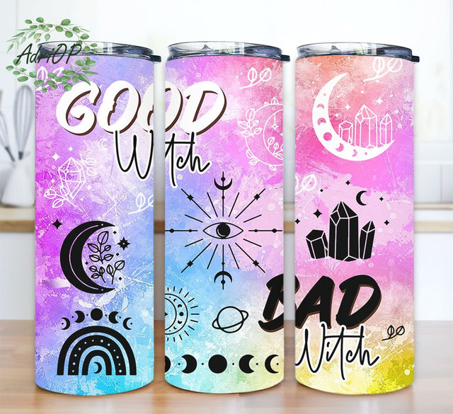 Celestial Zodiac Tumbler 20 oz Skinny Tumbler Sublimation Design Straight Design Digital Download PNG, Witchy Vibes Tumbler, Bad Witch Tumbler Design Sublimation AdriOP 