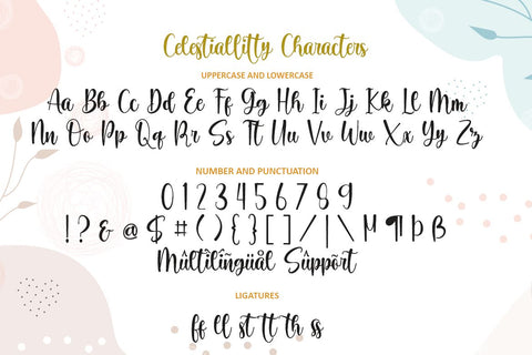 Celestiallitty Font Supersemar Letter 