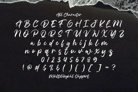 Celline Fram - Textured Brush Font Font StringLabs 