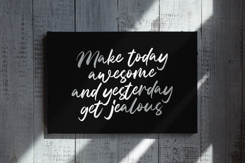 Celline Fram - Textured Brush Font Font StringLabs 