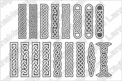 Celtic bookmarks svg, Celtic knot svg, Bookmark template SVG LanaMagDigital 