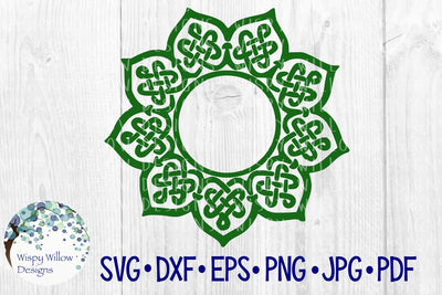Celtic Border Star Flower| Name | Monogram SVG Wispy Willow Designs 