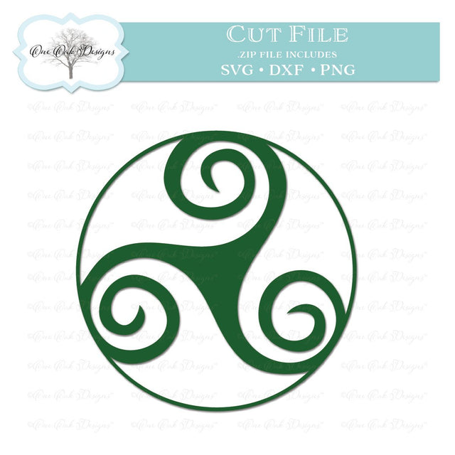 Celtic Circle (Triskell) SVG One Oak Designs 