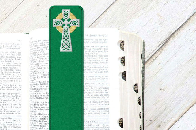 Celtic Cross Bookmark ITH Applique Embroidery Embroidery/Applique DESIGNS Risa Rocks It 