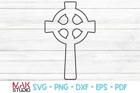 Celtic cross svg Celtic cross dxf SVG MAKStudion 