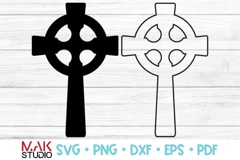 Celtic cross svg Celtic cross dxf SVG MAKStudion 