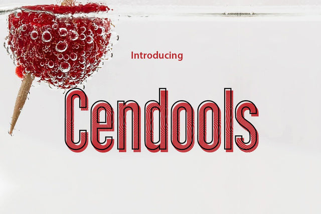 Cendools layered font Font zafrans studio 