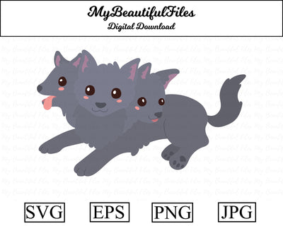 Cerberus SVG MyBeautifulFiles 