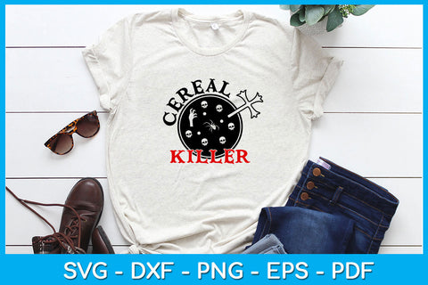 Cereal Killer Halloween SVG PNG PDF Cut File SVG Creativedesigntee 