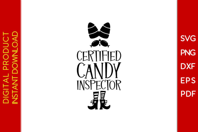 Certified Candy Inspector Halloween SVG PNG PDF Cut File SVG Creativedesigntee 