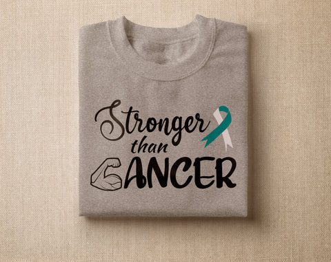 Cervical Cancer Awareness SVG Bundle, 22 Designs, Teal and White Cancer Ribbon SVG Cut Files SVG HappyDesignStudio 